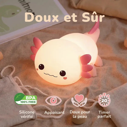 Veilleuse Squishy Axolotl